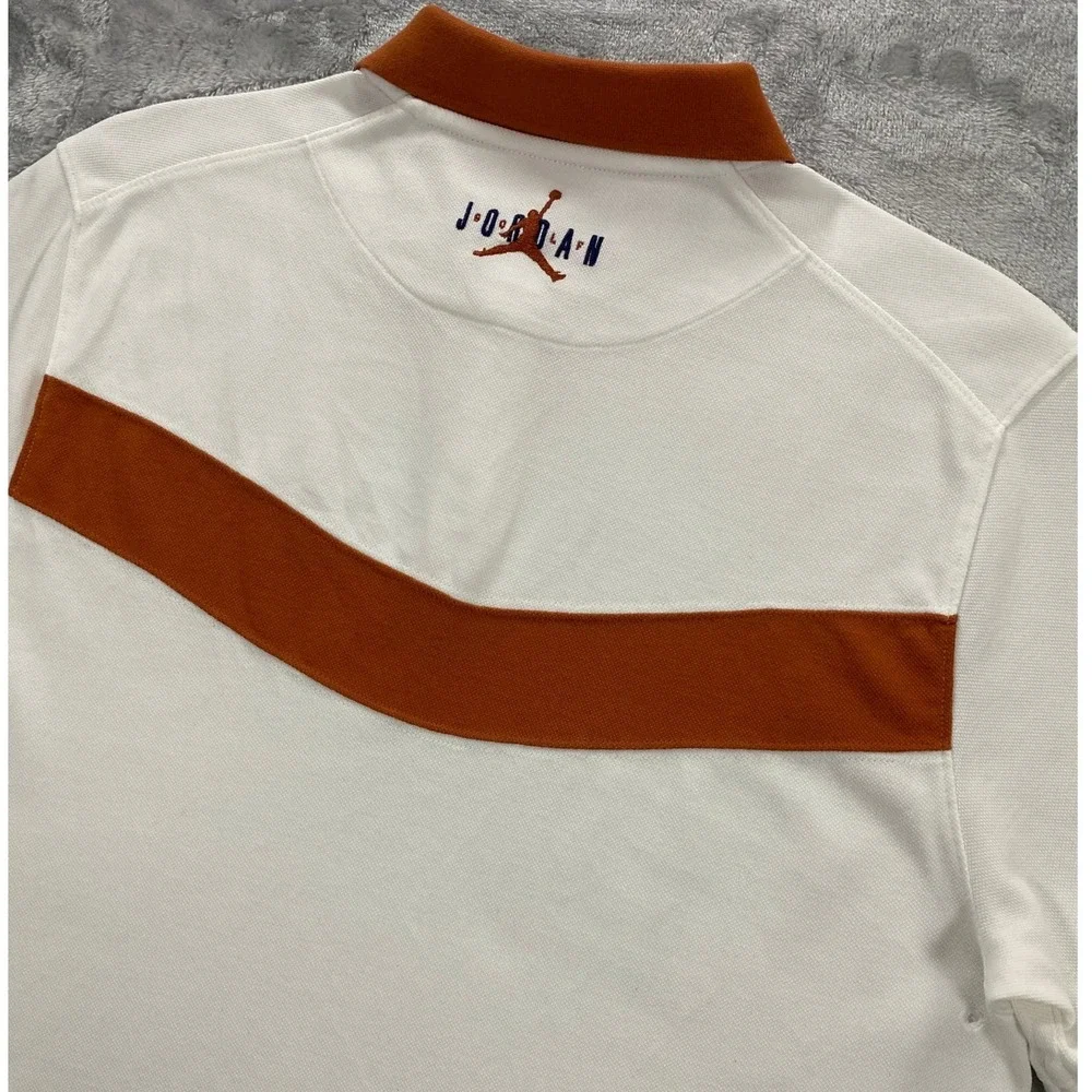 Air Jordan X Eastside Golf Club Pro Polo Shirt Men's Medium White Sports Casual